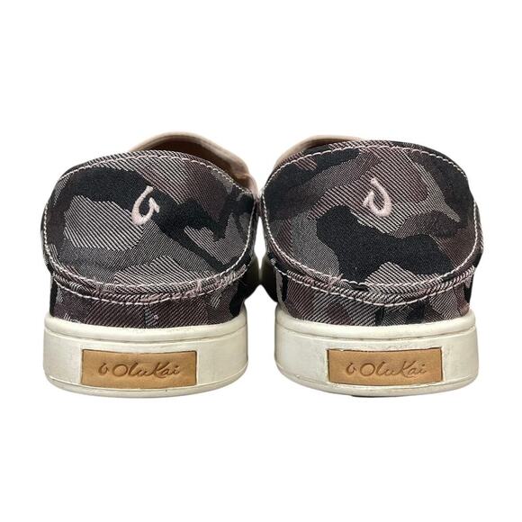 OluKai Pehuea Pa’i Sneaker Camo Women’s 10 Convertible Slip-On or Slide Casual - Picture 4 of 9